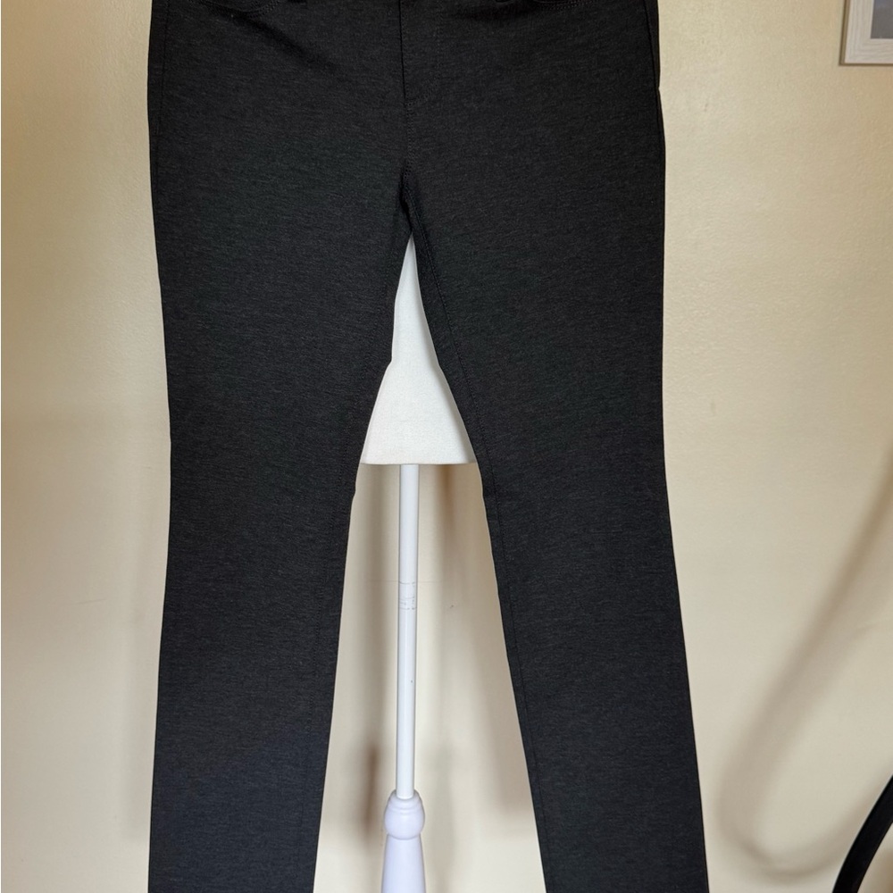 Ann Taylor Charcoal grey Slim Fit Pants with Stretch